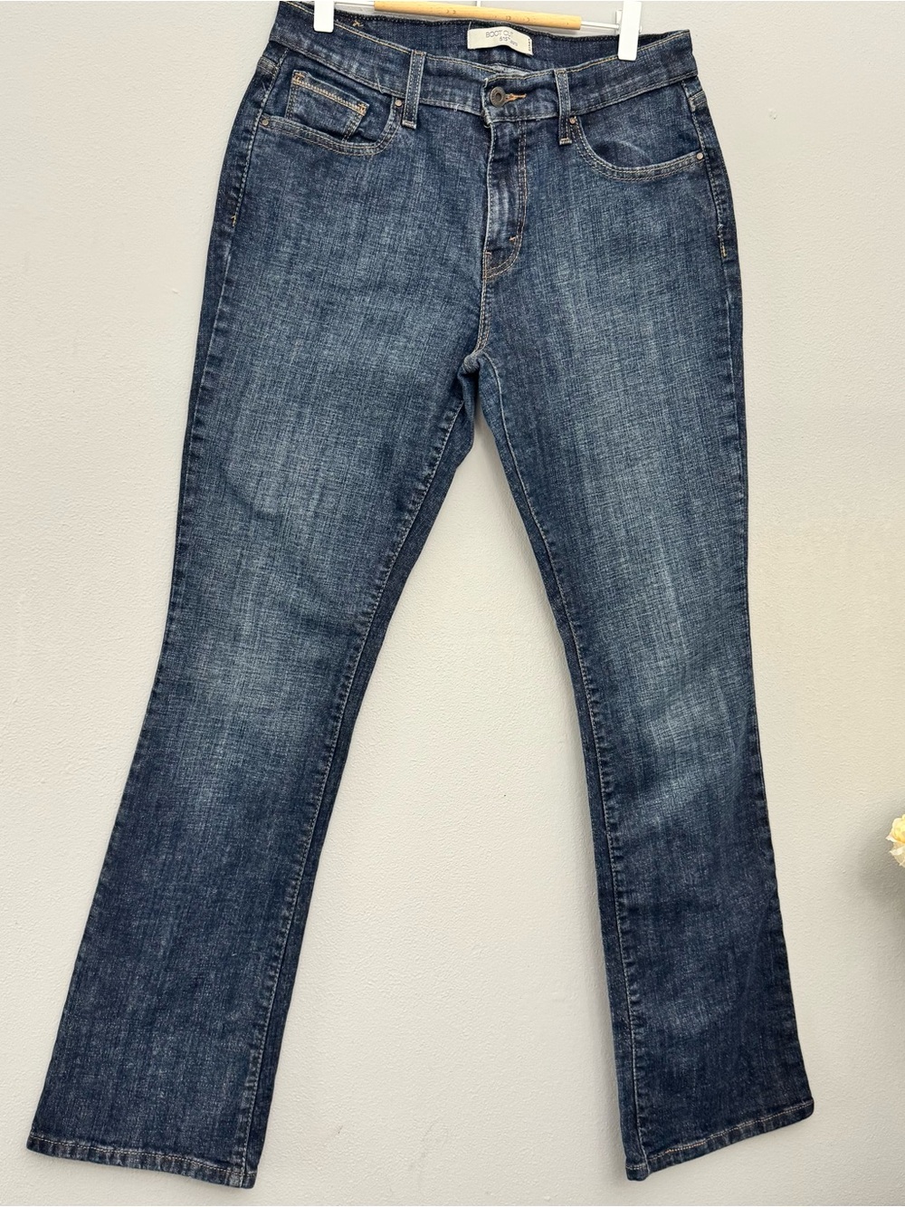 Levi's 515 Bootcut Jeans Women's Sz 10 L Dark Wash Stretch Western Y2K Vintage